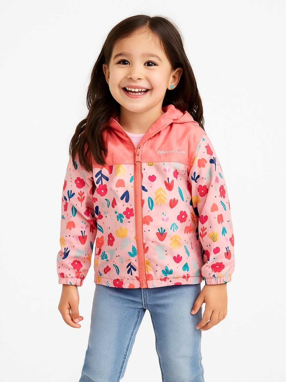 Eddie Bauer Colorblock Windbreaker Jacket
